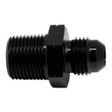 DeatschWerks 6AN Male Flare to 3/8in Male NPT Adapter - Anodized Matte Black thumbnail 3