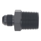 DeatschWerks 6AN Male Flare to 1/2in Male NPT Adapter - Anodized Matte Black thumbnail 2