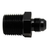DeatschWerks 6AN Male Flare to 1/2in Male NPT Adapter - Anodized Matte Black thumbnail 3