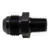 DeatschWerks 8AN Male Flare to 1/4in Male NPT Adapter - Anodized Matte Black thumbnail 7