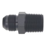DeatschWerks 8AN Male Flare to 1/2in Male NPT Adapter - Anodized Matte Black thumbnail 2