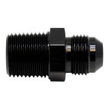 DeatschWerks 8AN Male Flare to 1/2in Male NPT Adapter - Anodized Matte Black thumbnail 3