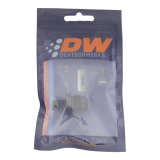 DeatschWerks 8AN Male Flare to M10 X 1.0 Male Metric - Anodized Matte Black thumbnail 4