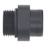 DeatschWerks 8AN ORB to S387 Pre-Filter Sock Adapter - Anodized Matte Black thumbnail 2
