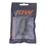 DeatschWerks 8AN Female Swivel Straight Hose End CPE - Anodized Matte Black thumbnail 4