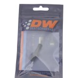 DeatschWerks 1/8in NPT Male Thread 5/16in Hose Barb - Anodized Matte Black thumbnail 5