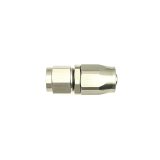 DeatschWerks 6AN Female Swivel Strait Hose End CPE - Anodized Matte Black thumbnail 6