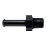 DeatschWerks 1/8in NPT Male Thread 1/4in Hose Barb - Anodized Matte Black thumbnail 1