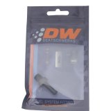 DeatschWerks 1/8in NPT Male Thread 1/4in Hose Barb - Anodized Matte Black thumbnail 4