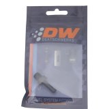 DeatschWerks 1/8in NPT Male Thread 1/4in Hose Barb - Anodized Matte Black thumbnail 5