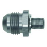DeatschWerks 8AN Male Flare to M10 X 1.0 Male Metric - Anodized Titanium thumbnail 1