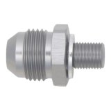 DeatschWerks 8AN Male Flare to M10 X 1.0 Male Metric - Anodized Titanium thumbnail 2