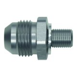 DeatschWerks 8AN Male Flare to M10 X 1.0 Male Metric - Anodized Titanium thumbnail 3
