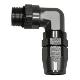 DeatschWerks 10AN ORB Female Swivel 90-Degree Hose End CPE - DW Titanium thumbnail 1