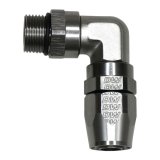 DeatschWerks 10AN ORB Female Swivel 90-Degree Hose End CPE - DW Titanium thumbnail 2