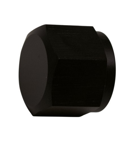 DeatschWerks 8AN Female Flare Cap - Anodized Matte Black thumbnail 2