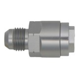 DeatschWerks 6AN Male Flare to 1/4in Female EFI Quick Connect Adapter thumbnail 1