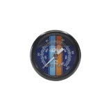 DeatschWerks 0-100 PSI 1/8in NPT Mechanical Fuel Pressure Gauge 1.5in Diam. Black Housing Blue Face thumbnail 1