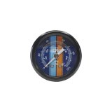 DeatschWerks 0-100 PSI 1/8in NPT Mechanical Fuel Pressure Gauge 1.5in Diam. Black Housing Blue Face thumbnail 2
