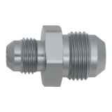 DeatschWerks 8AN Male Flare to 6AN Male Flare Reducer Straight Coupler thumbnail 1