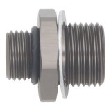 DeatschWerks 6AN ORB Male To 18 X 1.5 Metric Male (Incl O-Ring and Crush Washer) thumbnail 1
