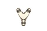 DeatschWerks 6AN Male Flare + 6AN Male Flare to 6AN Male Flare Y Block Fitting thumbnail 2