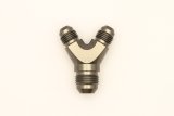 DeatschWerks 6AN Male Flare + 6AN Male Flare to 8AN Male Flare Y Block Fitting thumbnail 9