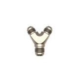 DeatschWerks 8AN Male Flare + 8AN Male Flare to 10AN Male Flare Y Block Fitting thumbnail 2