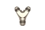 DeatschWerks 8AN Male Flare + 8AN Male Flare to 10AN Male Flare Y Block Fitting thumbnail 3