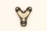 DeatschWerks 8AN Male Flare + 8AN Male Flare to 10AN Male Flare Y Block Fitting thumbnail 9