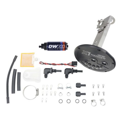 DeatschWerks 89-93 Nissan S13 R32 Skyline (non-GTR) X1 Series Fuel Pump Module w/ DW300 Pump thumbnail 1