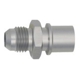 DeatschWerks 6AN Male Flare to Toyota Module Quick Connect - Anodized DW Titanium thumbnail 2