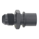 DeatschWerks 6AN Male Flare to Toyota Module Quick Connect - Anodized Matte Black thumbnail 1