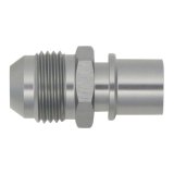 DeatschWerks 8AN Male Flare to Toyota Module Quick Connect - Anodized DW Titanium thumbnail 1