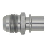 DeatschWerks 8AN Male Flare to Toyota Module Quick Connect - Anodized DW Titanium thumbnail 2