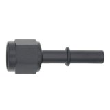 DeatschWerks 6AN Female Flare Swivel to 5/16in Male EFI Quick Disconnect - Anodized Matte Black thumbnail 1