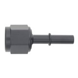 DeatschWerks 8AN Female Flare Swivel to 5/16in Male EFI Quick Disconnect - Anodized Matte Black thumbnail 1