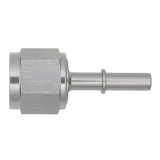 DeatschWerks 10AN Female Flare Swivel to 5/16in Male EFI Quick Disconnect - Anodized DW Titanium thumbnail 1