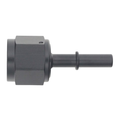 DeatschWerks 10AN Female Flare Swivel to 5/16in Male EFI Quick Disconnect - Anodized Matte Black thumbnail 2