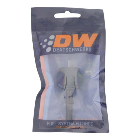 DeatschWerks 10AN Female Flare Swivel to 5/16in Male EFI Quick Disconnect - Anodized Matte Black thumbnail 3