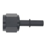 DeatschWerks 10AN Female Flare Swivel to 3/8in Male EFI Quick Disconnect - Anodized Matte Black thumbnail 2