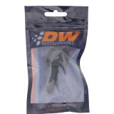 DeatschWerks 10AN Female Flare Swivel to 3/8in Male EFI Quick Disconnect - Anodized Matte Black thumbnail 4