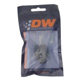 DeatschWerks 10AN Female Flare to 8AN Male Flare Reducer - Anodized Matte Black thumbnail 3