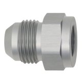 DeatschWerks 6AN Female Flare to 8AN Male Flare Expander - Anodized DW Titanium thumbnail 1