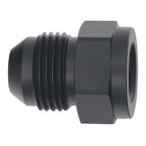 DeatschWerks 6AN Female Flare to 8AN Male Flare Expander - Anodized Matte Black thumbnail 1