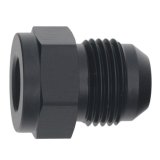 DeatschWerks 6AN Female Flare to 10AN Male Flare Expander - Anodized Matte Black thumbnail 1