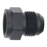 DeatschWerks 8AN Female Flare to 10AN Male Flare Expander - Anodized Matte Black thumbnail 1