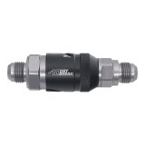 DeatschWerks 10AN Male Flare Quick Disconnect Dry Break Fitting - 2 Pieces Anodized Matte Black thumbnail 1