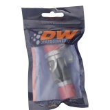 DeatschWerks 10AN Male Flare Quick Disconnect Dry Break Fitting - 2 Pieces Anodized Matte Black thumbnail 4