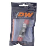 DeatschWerks 6AN Male Flare Quick Disconnect Dry Break Fitting - 2 Pieces Anodized Matte Black thumbnail 4